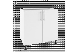 Нижний кухонный шкаф РО 80/2 LUNA BIANCO SUPER MAT